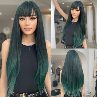 Stylonic Fashion Boutique Blackish Green Wig Blackish Green Wig - Stylonic Wigs