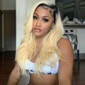 Blonde Human Hair Lace Front Wigs