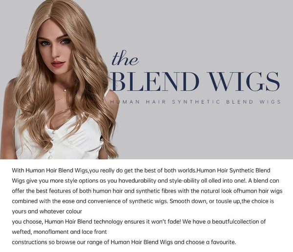Stylonic Fashion Boutique Human Hair Wig Blonde Human Hair Wig with Fringe Blonde Human Hair Wig with Fringe - Stylonic