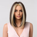 Stylonic Fashion Boutique Synthetic Wig Blonde Streak Wig Blonde Streak Wig - Stylonic Wigs