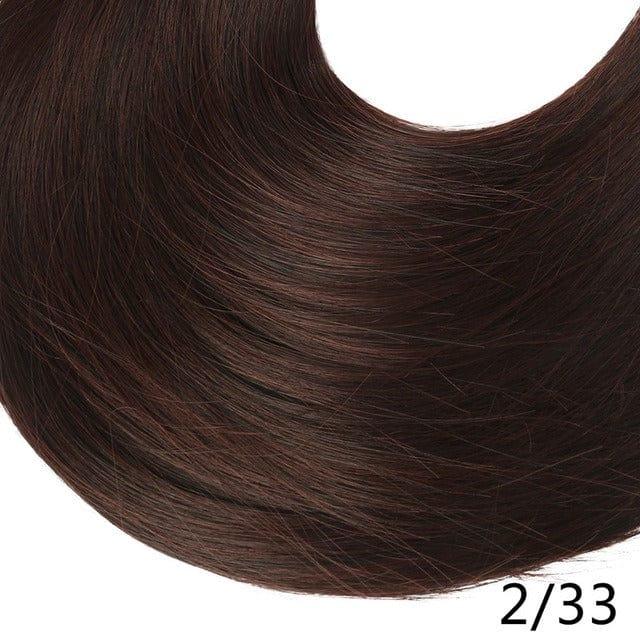 U Part Wig Chocolate Brown