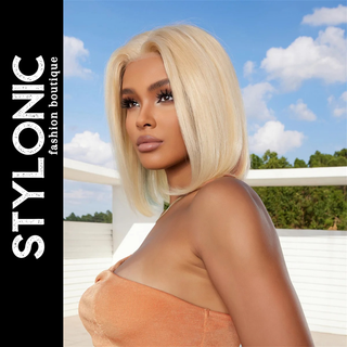 Stylonic Fashion Boutique Human Hair Wig Blonde Wigs Bob Blonde Wigs Bob - Stylonic Wigs