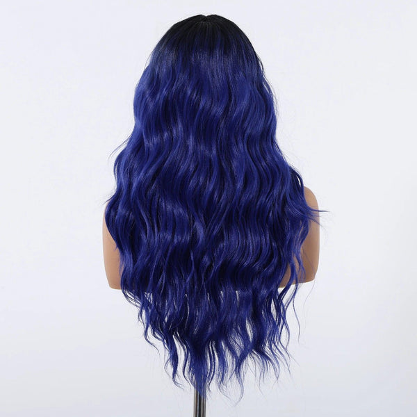 Long Blue Wig