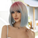 Pink Blue Wig