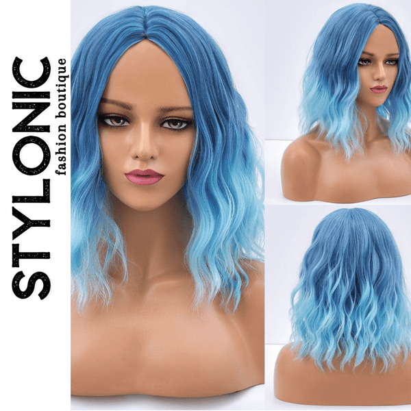 Stylonic Fashion Boutique Synthetic Wig Blue Ombre Wig Blue Ombre Wig - Stylonic Fashion Boutique 