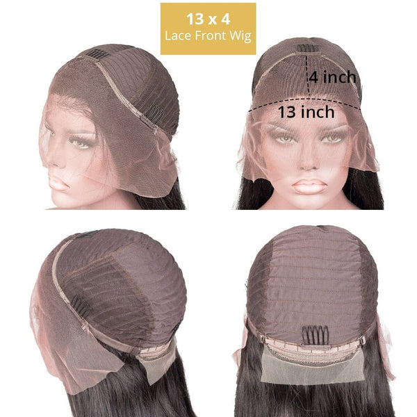 Stylonic Fashion Boutique Human Hair Wig Body Wave Lace Front Wig Body Wave Lace Front Wig - Stylonic