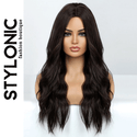 Stylonic Fashion Boutique Synthetic Wig Brown Long Wavy Wig Brown Long Wavy Wig - Stylonic Fashion Boutique