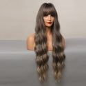 Stylonic Fashion Boutique Synthetic Wig Brown Long Wig Brown Long Wig - Stylonic Fashion Boutique