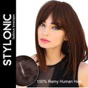 Stylonic Fashion Boutique Human Hair Wig 14inch Brown Wig / None Lace Brown Wig Human Hair Brown Wig Human Hair - Stylonic 