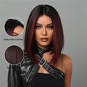 Stylonic Fashion Boutique Synthetic Wig Burgundy Highlight Wig Burgundy Highlight Wig - Stylonic