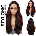 Stylonic Fashion Boutique Lace Front Synthetic Wig Burgundy Lace Front Wig Burgundy Lace Front Wig - Stylonic Wigs
