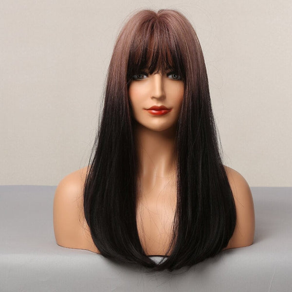 Stylonic Fashion Boutique Synthetic Wig Chestnut Brown Wig Chestnut Brown Wig - Stylonic Fashion Boutique
