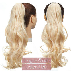 Blonde Fake Ponytail