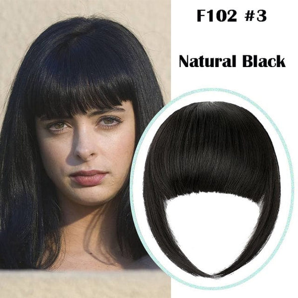 Stylonic Fashion Boutique Hair Extensions T 3 Clip on Bangs Clip on Bangs - Stylonic Fashion Boutique