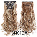 Stylonic Fashion Boutique Hair Extensions curly 6H613 / 22inches Clip-on Hair Extensions