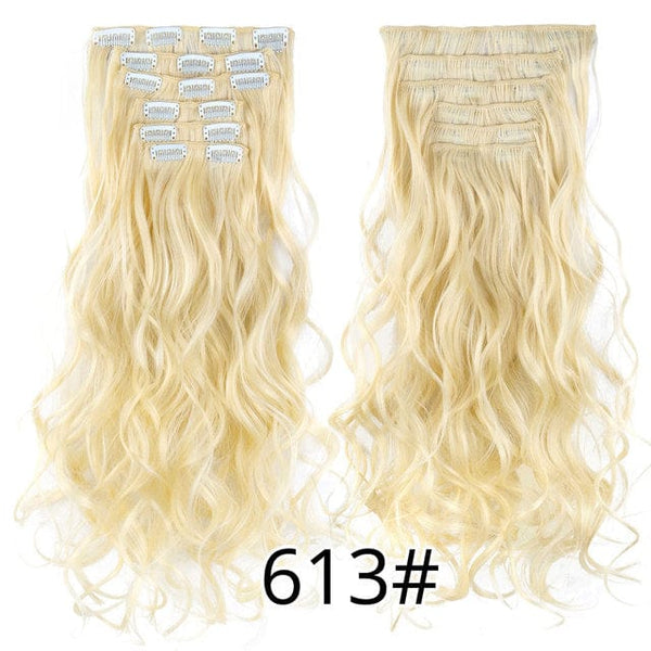 Stylonic Fashion Boutique Hair Extensions curly 613 / 22inches Clip-on Hair Extensions