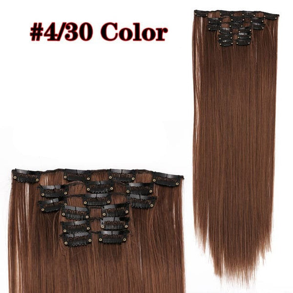 Stylonic Fashion Boutique Hair Extensions 4-30 / 22inches Clip-on Hair Extensions