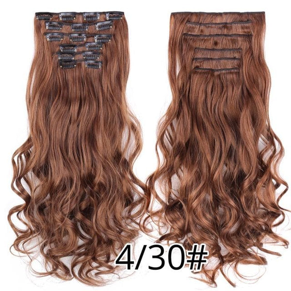 Stylonic Fashion Boutique Hair Extensions curly 4-30 / 22inches Clip-on Hair Extensions