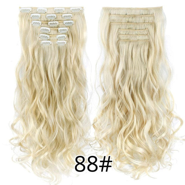 Stylonic Fashion Boutique Hair Extensions curly 88 / 22inches Clip-on Hair Extensions