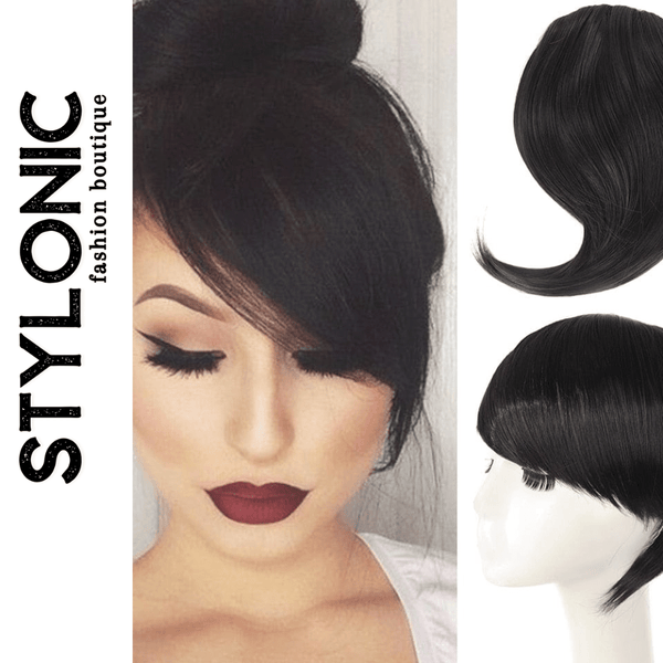 Stylonic Fashion Boutique Hair Extensions Clip on Side Bangs Clip on Side Bangs - Stylonic Fashion Boutique