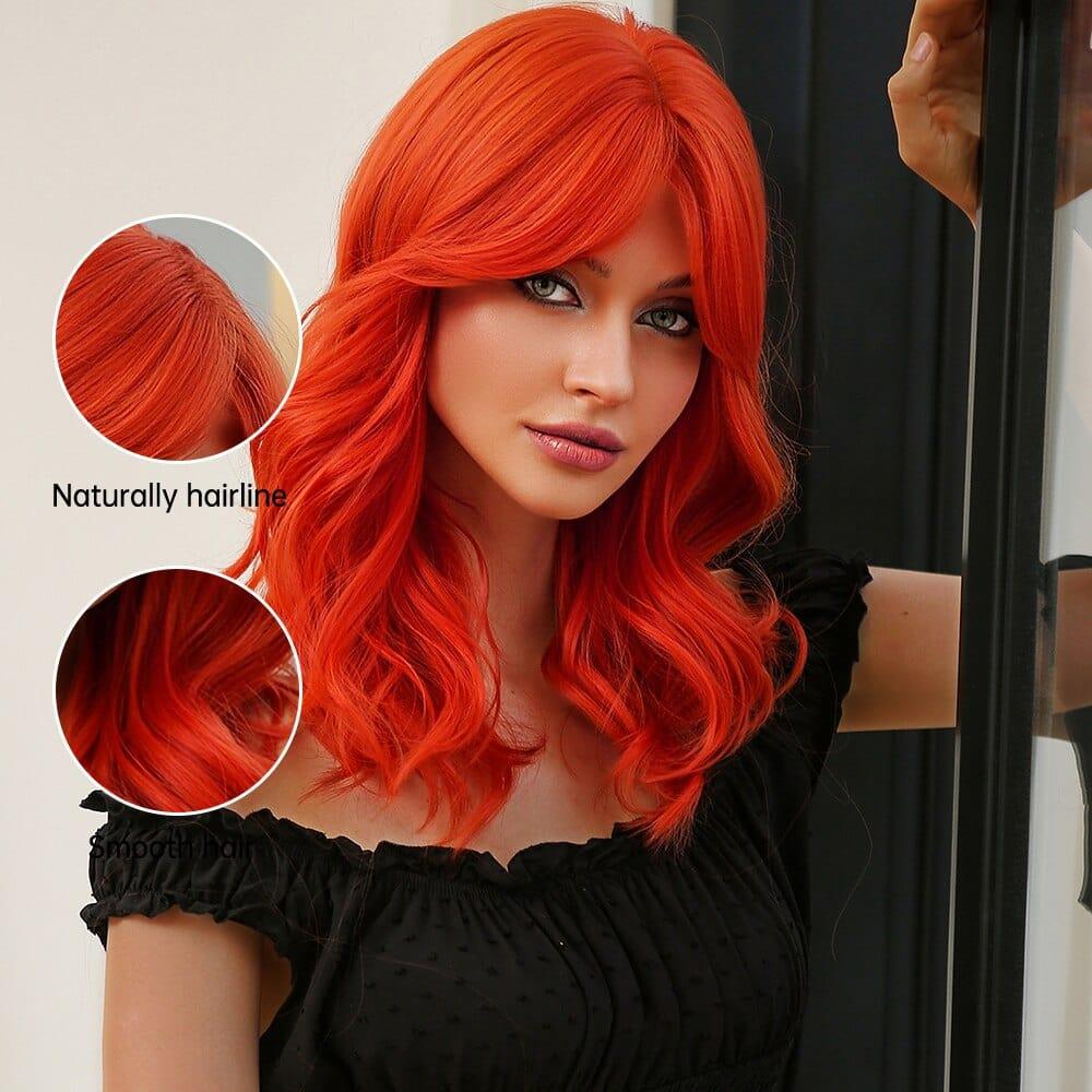 Red Wig With Bangs