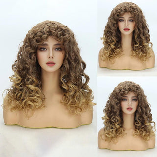 Brown Curly Wig