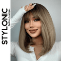 Stylonic Fashion Boutique Synthetic Wig Dark Blonde Bob Wig Dark Blonde Bob Wig - Stylonic