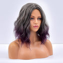 Stylonic Fashion Boutique Synthetic Wig Dark Gray To Purple Ombre Wig Dark Gray To Purple Ombre Wig - Stylonic Wigs