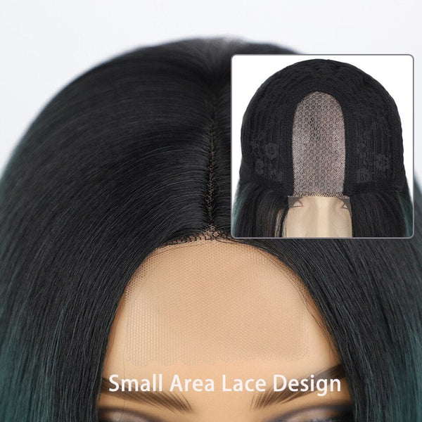 Stylonic Fashion Boutique Synthetic Wig Dark Green Wig Dark Green Wig - Stylonic Fashion Boutique