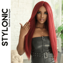 Stylonic Fashion Boutique Lace Front Synthetic Wig HC11066-1 / 1 PC / 150% Dark Red Lace Front Synthetic Wig Dark Red Lace Front Synthetic Wig - Stylonic Premium Wigs