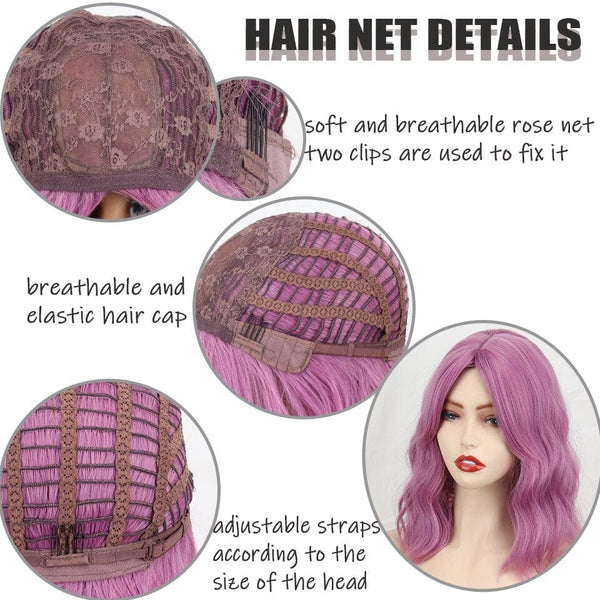 Stylonic Fashion Boutique T1B/613 Dark Violet Purple Wig