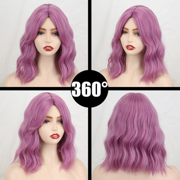 Stylonic Fashion Boutique T1B/613 Dark Violet Purple Wig