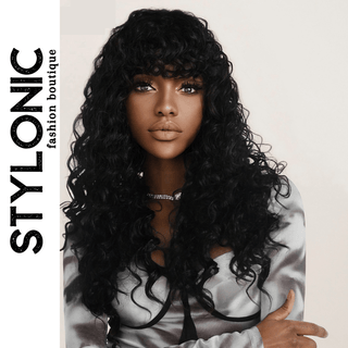 Stylonic Fashion Boutique Synthetic Wig Fluffy Afro Kinky Deep Curly Wig Fluffy Afro Kinky Deep Curly Wig - Stylonic 