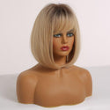 Blonde Wig with Bangs