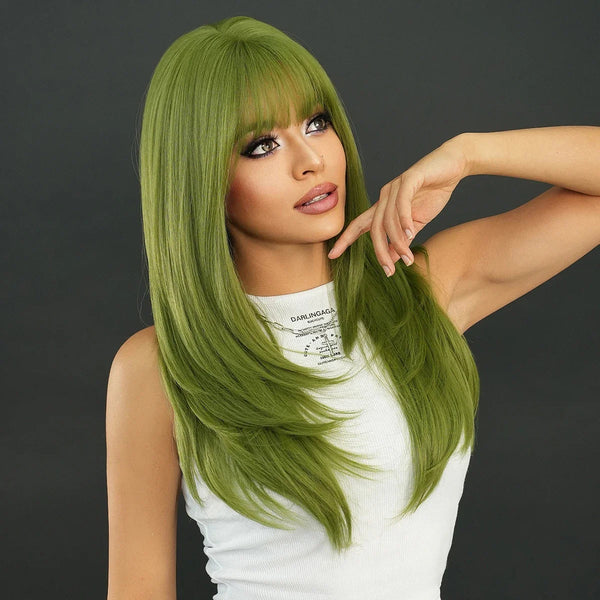 Stylonic Fashion Boutique MW9119-1 Green Wig
