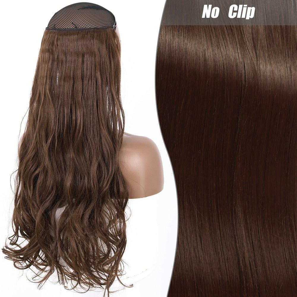 Brown Halo Hair Extensions