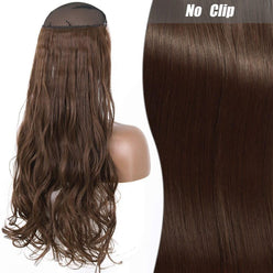 Brown Halo Hair Extensions