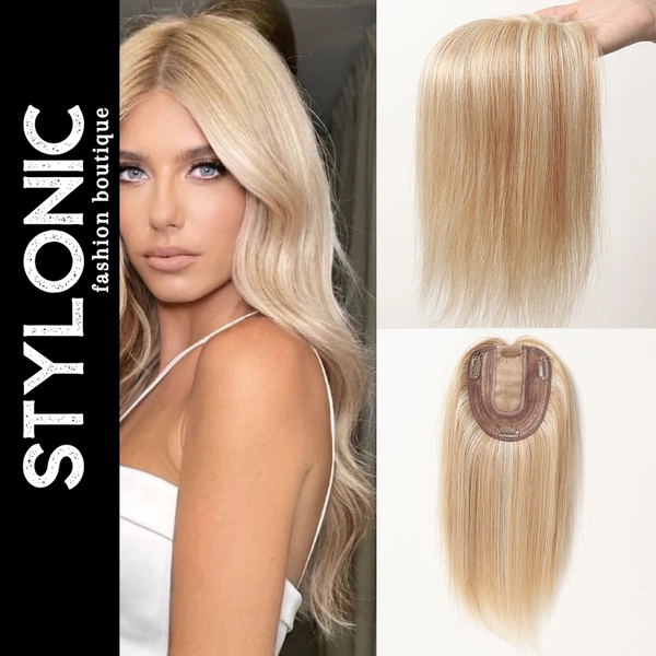 Stylonic Fashion Boutique HFK1001-12-1 / 12inch / Middle Part | CN Hair Topper for Woman