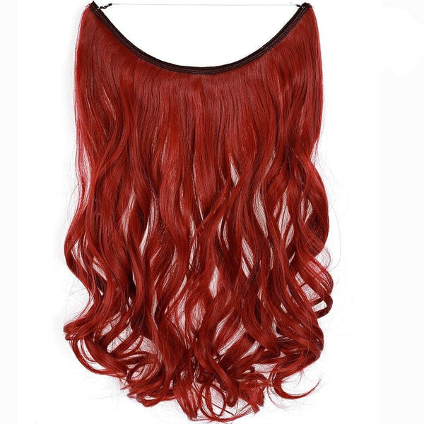 Red Halo Hair Extensions