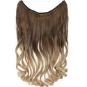 Ombre Brown Halo Hair Extensions