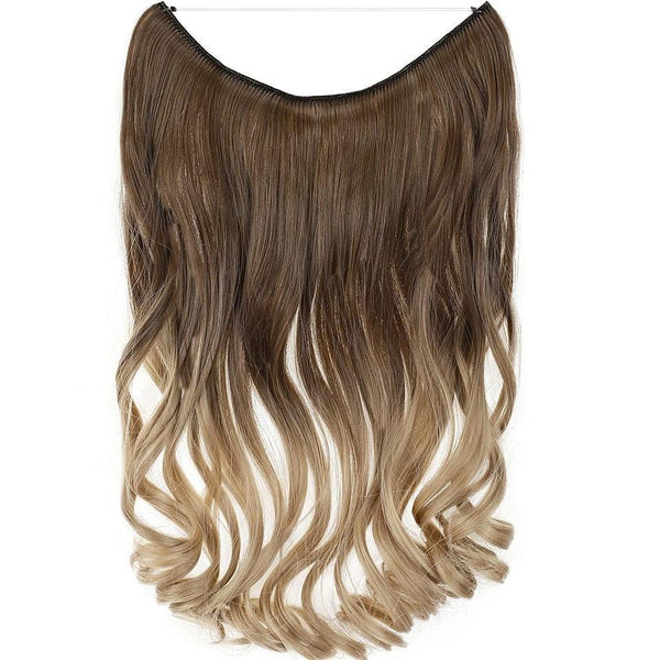 Ombre Brown Halo Hair Extensions