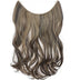 Mixed Brown Halo Hair Extensions