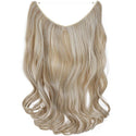 Silver and Blonde Halo Hair Extensions