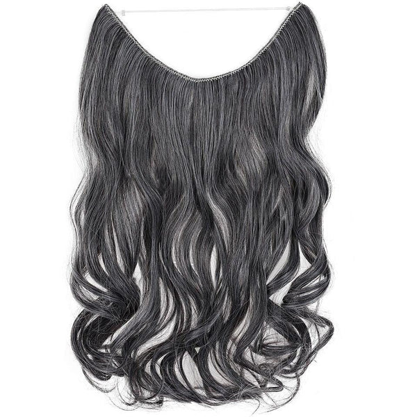 Gray Halo Hair Extensions