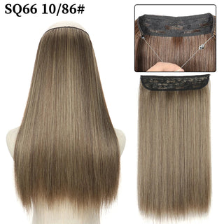 Stylonic Fashion Boutique Hair Extensions SQ66 10-86 / 16inches Halo Hair Extension Halo Hair Extension - Stylonic Wigs