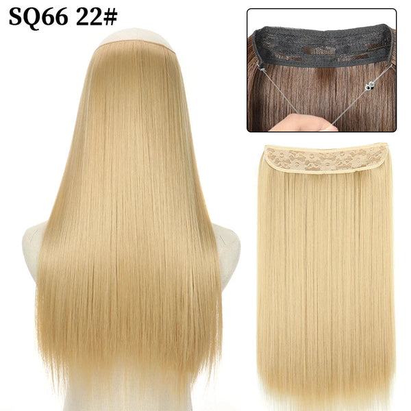 Stylonic Fashion Boutique Hair Extensions SQ66 22 / 16inches Halo Hair Extension Halo Hair Extension - Stylonic Wigs