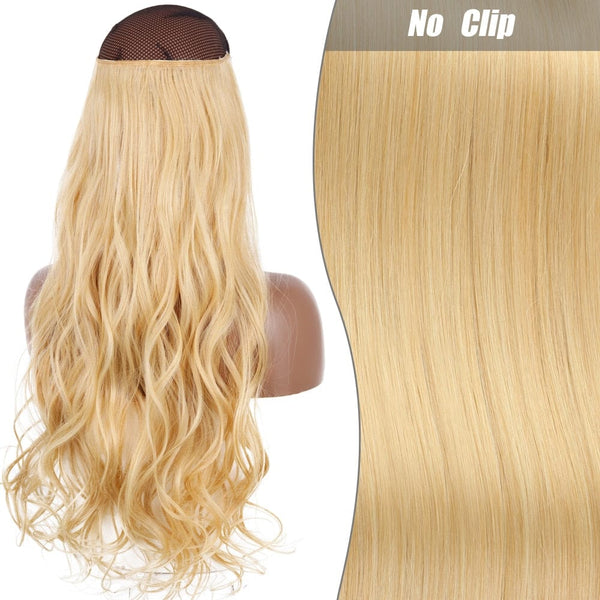 Stylonic Fashion Boutique Hair Extensions 27-613 / 16inch Halo Hair Extensions Wavy Halo Hair Extensions Wavy - Stylonic Fashion Boutique