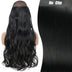 Stylonic Fashion Boutique Hair Extensions 1B 1 / 16inch Halo Hair Extensions Wavy Halo Hair Extensions Wavy - Stylonic Fashion Boutique