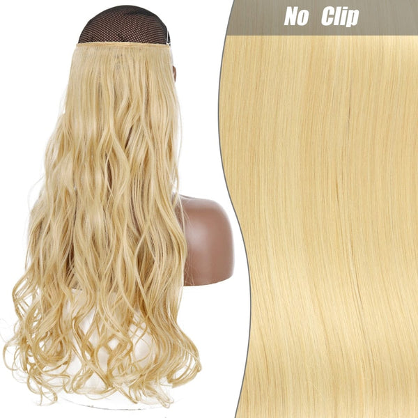 Stylonic Fashion Boutique Hair Extensions 22-613 1 / 16inch Halo Hair Extensions Wavy Halo Hair Extensions Wavy - Stylonic Fashion Boutique