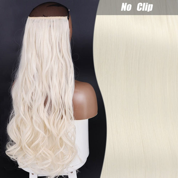 Stylonic Fashion Boutique Hair Extensions 60 1 / 16inch Halo Hair Extensions Wavy Halo Hair Extensions Wavy - Stylonic Fashion Boutique